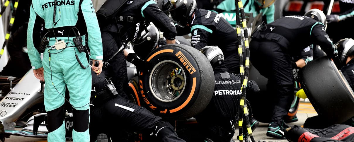 A tyre change